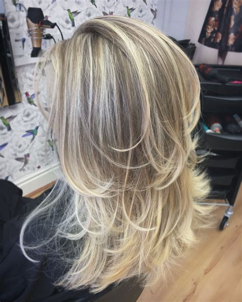 Long layers, blonde balayage, blonde highlights, ash blonde, layers ...