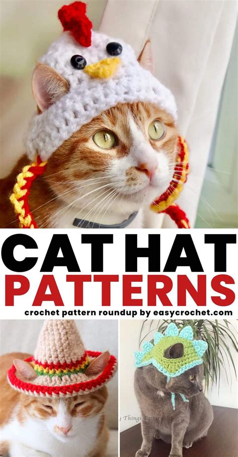 11 cute crochet cat hat patterns – Artofit