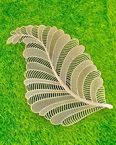 Buy Cutwork Design Leaf Shape Placemats/Table mat II Center Table Mats ...
