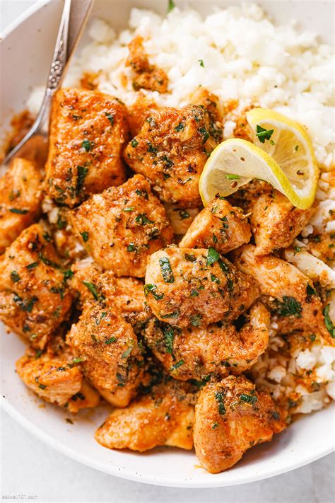 Easy Oven Baked Chicken Bites Recipe — Eatwell101