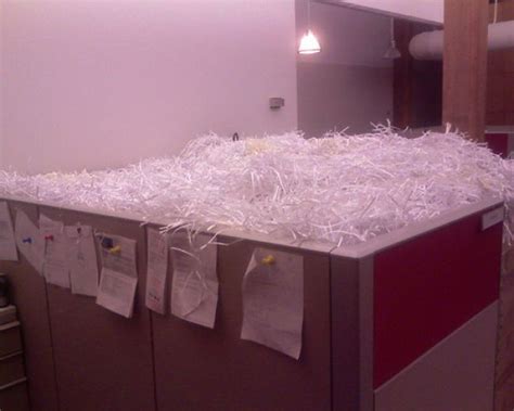 ...thats where the shred bin went. | Pranks, April fools day, April ...