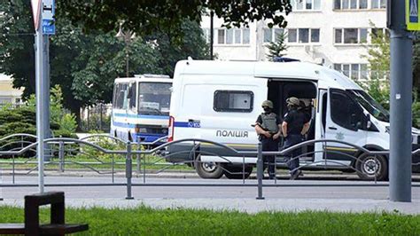 Armed man takes 'around 20' hostages on bus in Ukraine