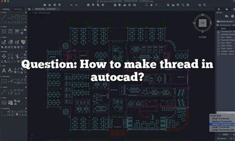 Image result for How to Draw Threads in AutoCAD