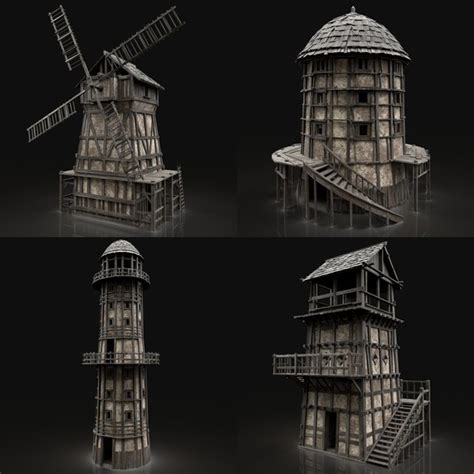 Image result for Medieval Building Maya Tutorial