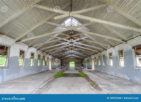 Interior View of the Abandoned Milk Barns on the Property of the ...