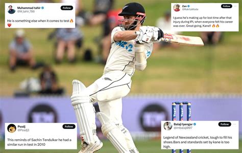 "Unstoppable run machine" - Fans react as Kane Williamson brings up his ...