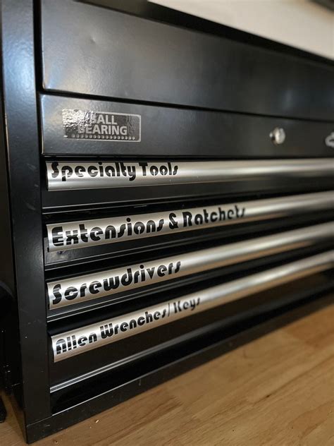 Tool Box Labels Tool Box Decals Organizational Labels Tool Organization - Etsy