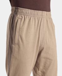 Buy Super Combed Cotton Rich Slim Fit Trackpant with Zipper Media ...