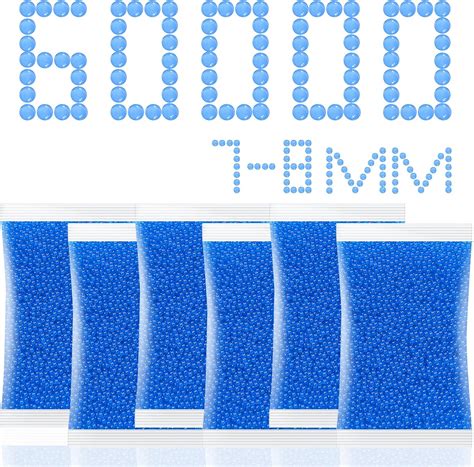 Buy Splatter Ball Blaster Gun Ammo - 7-8 mm 60,000 pcs Gel Gun Ammo ...
