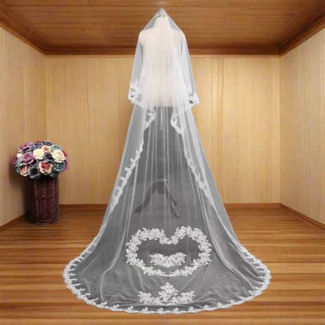 GownLink's Bridal Veil for Christian and Catholic Weddings GLVHL31