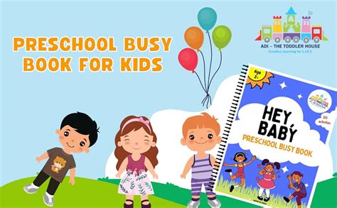Buy Toddler House - Hey Baby - Preschool Busy Book for Kids, Early ...