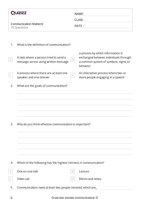 50+ Communicating Through Symbols worksheets for 7th Class on Quizizz ...