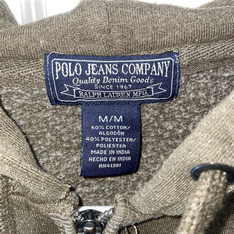 Vintage Polo Ralph Lauren Zip-Up Hoodie {M} good... - Depop