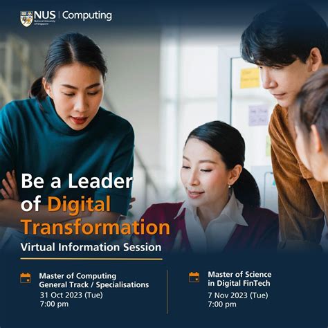 NUS Computing on LinkedIn: About one week left to the earliest information session. ️ Register now…