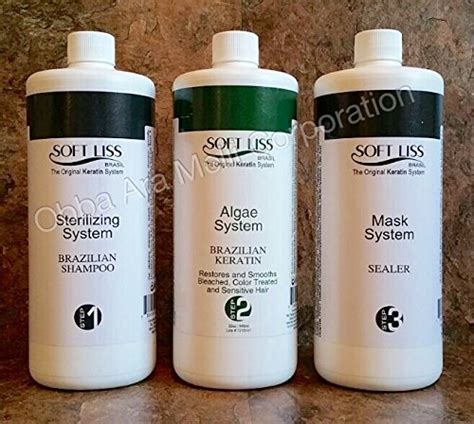Buy Keratin Brazilian kit 32oz Soft Liss Algae System (Al Marinas) Hair ...