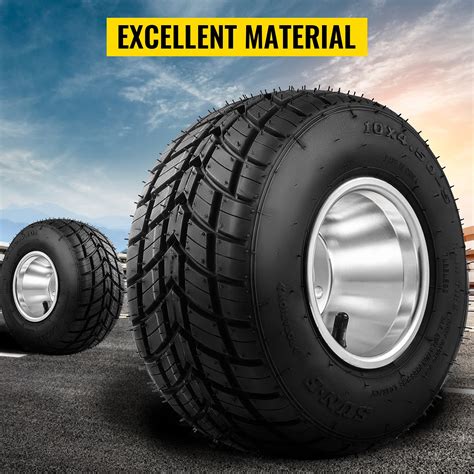 VEVOR Go Kart Tires and Rims, 2pcs Front Tires Rims, Go Cart Wheels and ...