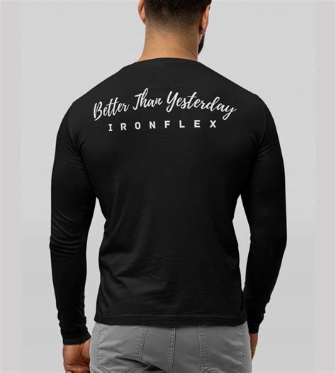 Better Than Yesterday Ironflex Full Sleeves T-Shirt – IRONFLEX