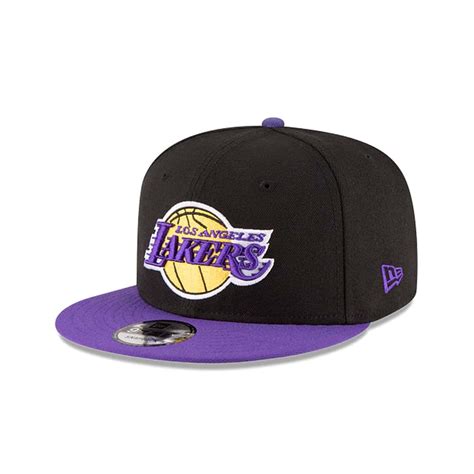 New Era 9Fifty Los Angeles Lakers Basic Two Tone Snapback Black Gold ...