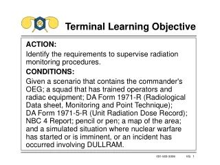 Image result for Terminal Learning Objective