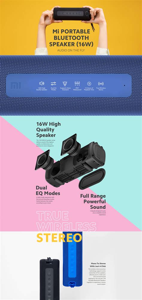 Mi Portable Bluetooth Speaker (16W) - - Mi India