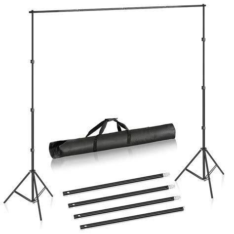 Neewer 6.5x10 feet/2x3 Meters Background Stand Support Kit for Portrait ...