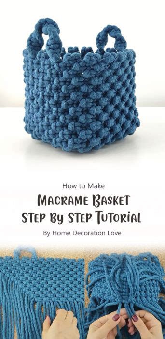 Image result for Macrame Baskets Tutorial