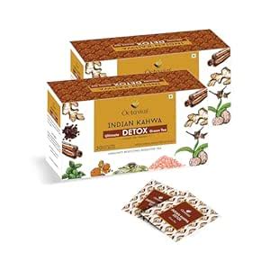 Octavius Indian Kahwa Detox Green Tea Bags - 30 Tea Bags (2 Gm Each ...