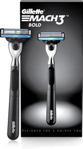 Gillette Mach 3 bold with 1 razor + 1 catridge + 1 magnetic stand, Men ...