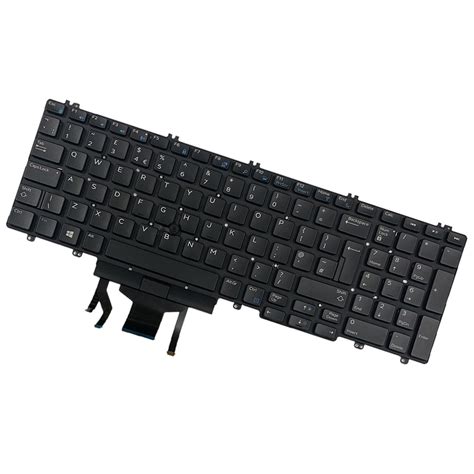 Laptop Keyboard with Bakclit for Dell Precision 3530 7530 7730 Easy In ...