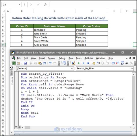Image result for Do Loop End While Loop VB
