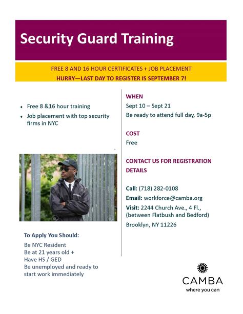 Free Online Security Guard Training at Madeline Hardwicke blog
