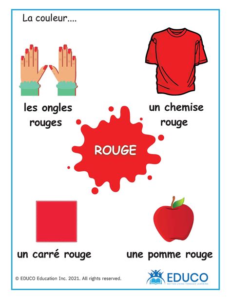Colours - French Learning Resources (Digital Download) – EDUCO Education