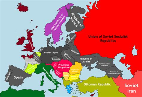 Map Of Europe 1910