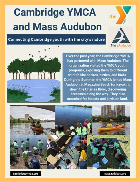 Partnership with Mass Audubon - Cambridge YMCA