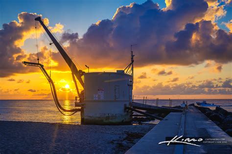 Dawning Radiance at Palm Beach Inlet Sunrise Over Singer Island | HDR ...