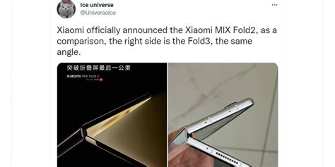 Xiaomi Mix Fold 2 Arriving Soon To Steal Galaxy Fold 4's Thunder ...