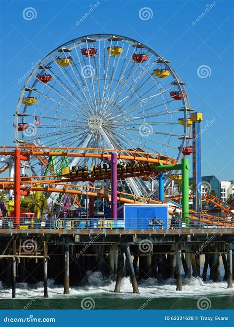 Pacific Park Santa Monica California Editorial Stock Photo - Image of ...