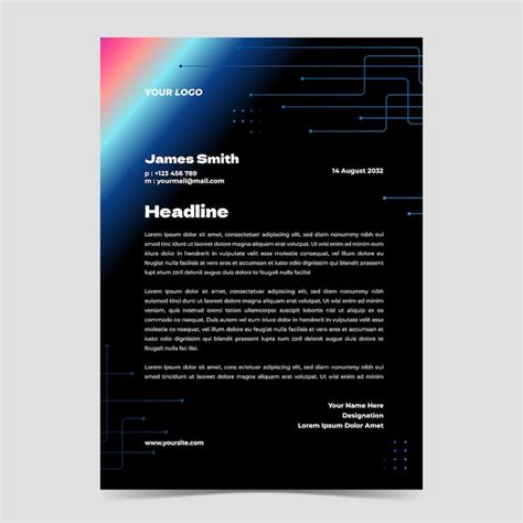 Tech letterhead Images - Free Download on Freepik