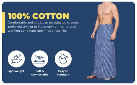 Buy Blue Stitched LUNGIES // Closed LUNGIES 100% Pure Cotton Lungis for ...