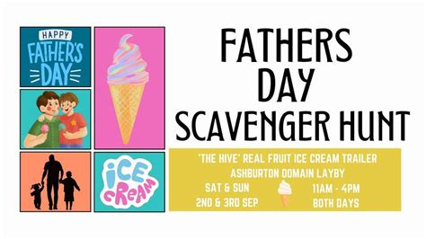 Ashburton Fathers Day Scavenger Hunt, Ashburton Domain, 3 September ...