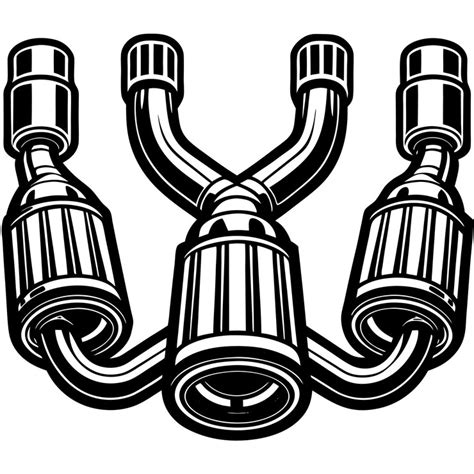Exhaust pipe vector | Premium AI-generated vector