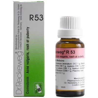 Dr. Reckeweg R53, Homeopathic Medicines For Acne Vulgaris & Pimples ...