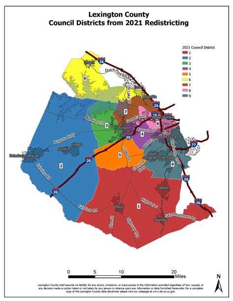 Lexington County redistricting map includes changes to council district ...