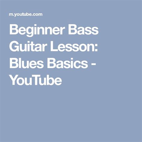 Image result for Beginner Bass Lesson Your Very First Step