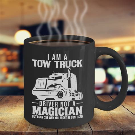 Flat Bed Tow Driver Gifts for Men, Dad Gifts Tow Truck From Son, Tow ...