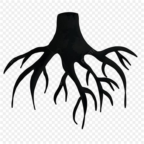 Tree Roots Clipart Black And White at Oscar Loveless blog