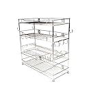 Buy Vidya Steels Medium Stainless Steel Plate Rack For Kitchen (30X30 ...