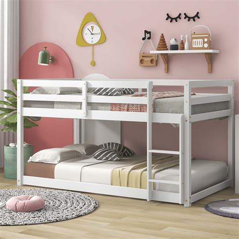 Latitude Run® Twin Over Twin Floor Bunk Bed - Wayfair Canada
