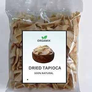 ORGAMIX Tapioca Dried | Unakka Kappa | Vaattu Kappa | Cassava, Variety ...