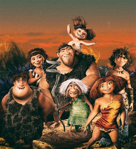 Download "The Close-knit Prehistoric Family - The Croods" Wallpaper ...